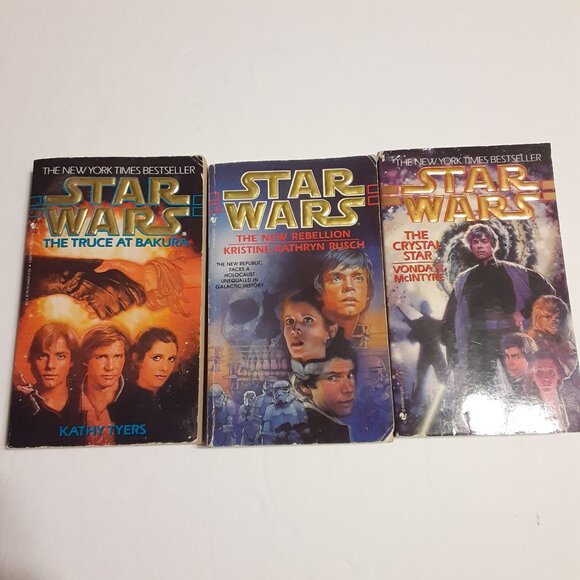 Star Wars VTG 90's Paperback Books - Picture 1 of 5